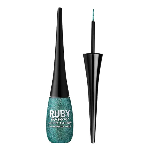 Vista 9 de Ruby Kisses Delineador de ojos Eye Bling Glitz N' Black
