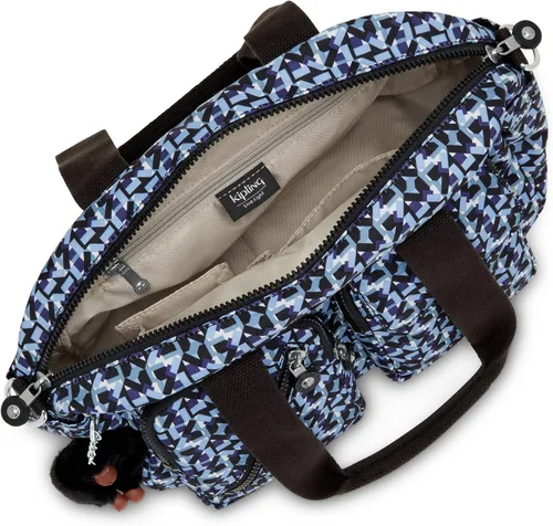 Vista 3 de Kipling Cool Defea para mujer, accesorios de organización, correa de hombro ajustable, bolsa de viaje de nailon