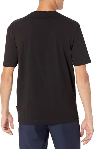 Vista 2 de BOSS Camiseta de ajuste regular con logotipo central para hombre