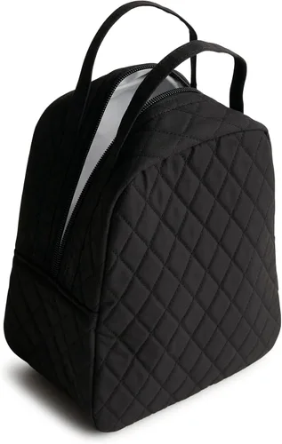 Vista 2 de Vera Bradley Bolsa de almuerzo de algodón premium para mujer, Moonless Night