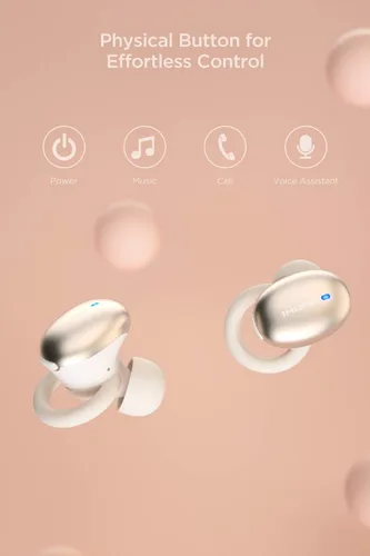 Vista 7 de 1MORE Elegantes auriculares intrauditivos inalámbricos – Bluetooth – 6.5 horas de batería – Carga rápida de 15 minutos para 3 horas de uso – Funda