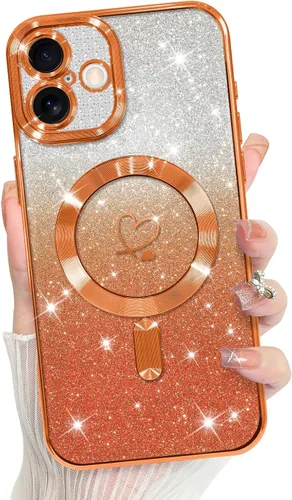 Vista 127 de Bonoma Compatible with iPhone 17 Pro Max Case 2025 Heart Checkered -Gold A cuadros-oro