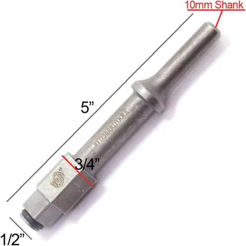 Vista 3 de Cincel neumático de 1/2 pulgada 3/8 pulgadas para quitar sujetadores rebeldes Torx pernos tuercas