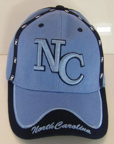 Vista 2 de Gorra de béisbol ajustable de Carolina del Norte