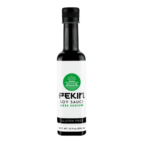 Vista 3 de Pekin Salsa de cocina de soja reducida en sodio, botella de 12 onzas líquidas (paquete de 2)