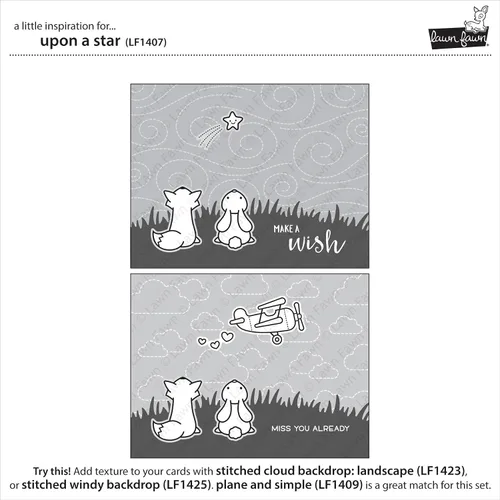 Vista 2 de Lawn Fawn Sellos transparentes - Upon A Star (LF1407)