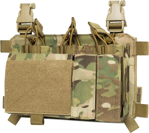 Vista 10 de OneTigris Triple Mag Pouch with Utility Pouch Tactical Placard
