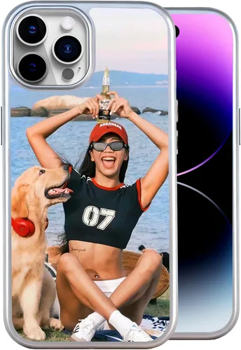 Vista 2 de Funda de teléfono personalizada para iPhone 17, 16, 15, 14, 13, 12, 11 Pro/Max/Plus/XR, fundas personalizadas, diseña tu propia funda perfecta