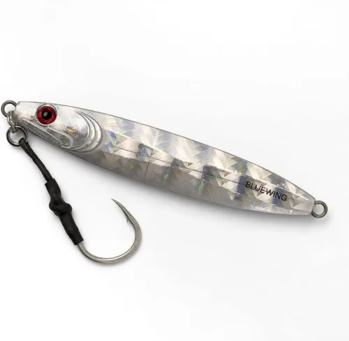 Vista 19 de BLUEWING Señuelos de pesca para agua salada de paso lento, plantillas verticales de 2.82 oz-35.27 oz cebo de hundimiento de peces con gancho de Big