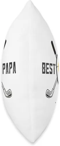 Vista 2 de Best Dad By Par Funny Golf Lover Quote Throw Pillow