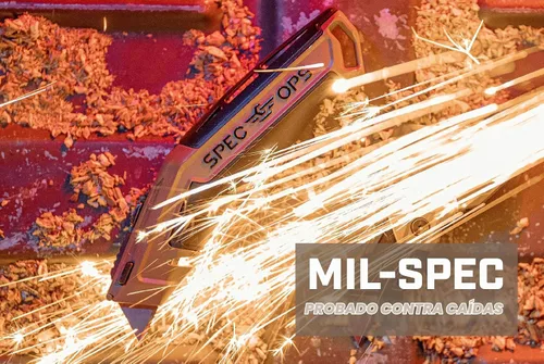 Vista 5 de Spec Ops Tools - Cuchillo utilitario con hoja retráctil, paquete de 2, incluye 5 cuchillas adicionales en almacenamiento de mango, 3% donado a