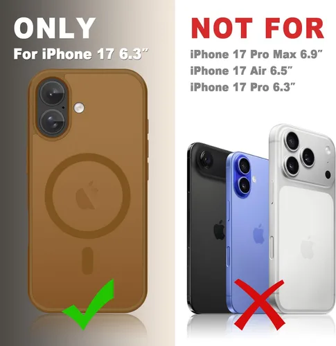 Vista 430 de Funda para Google Pixel 10 Pro XL, cubierta magnética mate, color negro Fit for MagSafe, Screen Protector included, Shockproof Military Grade
