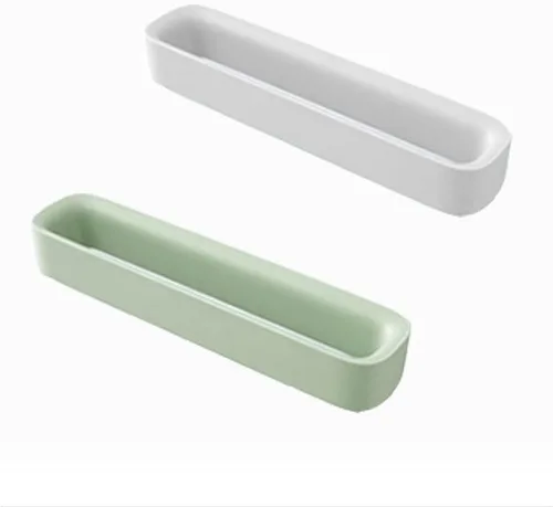 Vista 9 de Zapatero montado en la pared, zapatero colgante para puerta, soportes autoadhesivos para montar en la pared, estante colgante para baño, caja