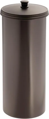 Vista 15 de iDesign Soporte Independiente para Papel Higiénico de Baño con Tapa para 3 Rollos Extra, Plata Con tapa, para 3 rollos adicionales