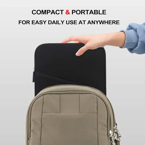 Vista 7 de Lacdo Funda para tableta para iPad A16 de 11 pulgadas, iPad Air M4, M3, M2, iPad Pro M5 M4 de 11 pulgadas, iPad de 10.9 pulgadas, iPad de 10.2 Negro