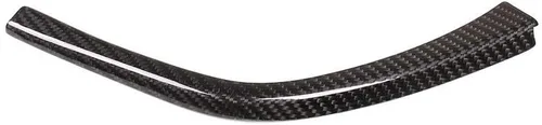 Vista 8 de YIWANG Tiras decorativas de fibra de carbono real en forma de L para palanca de cambios de coche para BMW F80 F82 F83 M3 M4 2014-2018 Accesorios