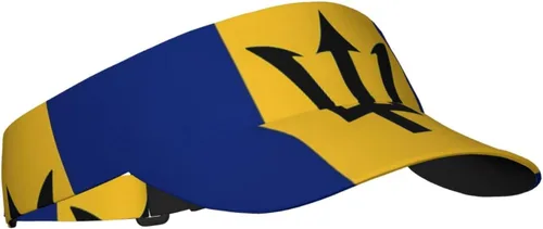 Vista 2 de Lindo sombrero de bandera divertido para mujeres y hombres, ajustable, visera deportiva, sombrero de verano a la moda, sombrero de bandera de playa