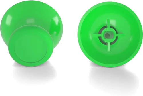 Vista 6 de eXtremeRate Palillos de mando 3D de repuesto color verde, palillos analógicos para pulgar con destornillador cruzado para mando Nintendo Switch Pro