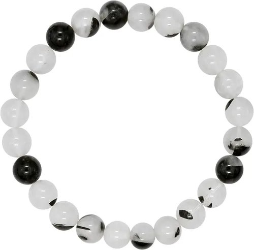 Vista 737 de Amazing Gemstone Crystal Bracelet for Women Men's Gifts - Protection Healing Crystal Bracelet - 8mm Gemstone Beaded Stretchable Bracelet Pulseras