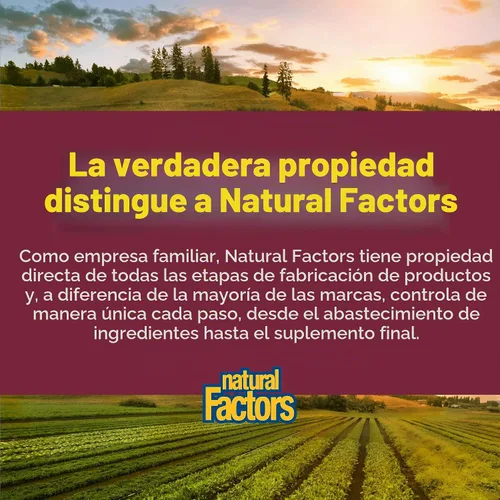 Vista 7 de CranRich by Natural Factors, Concentrado de arándano súper fuerte