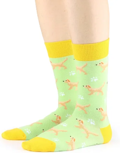 Vista 4 de Knapfold Calcetines para perro para mujer, diseño de perro