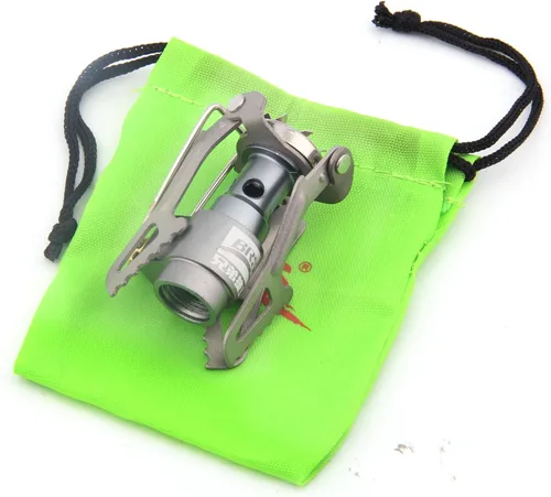 Vista 9 de BRS Stove BRS 3000T Estufa de Titanio Ultraligera para Mochileros Estufa Portátil de Propano para Camping Estufa de Gas Quemador de Gas Estufa