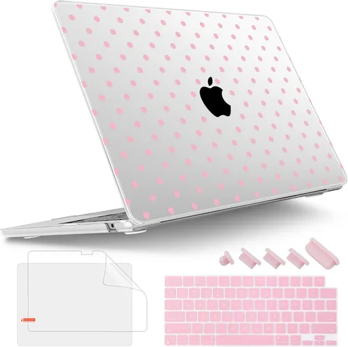 Vista 34 de Tuiklol Funda rígida para MacBook Air 2026, 2025, 2024, 2023, modelo M5, A3448, M4, A3241, M3, A3114, M2, A2941, funda rígida para MacBook de 15.3