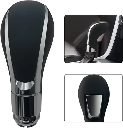 Vista 7 de Pomo de palanca de cambios automático para Buick Regal/Excelle/Opel, color negro Palanca de palanca de cambios para coche, fácil de instalar