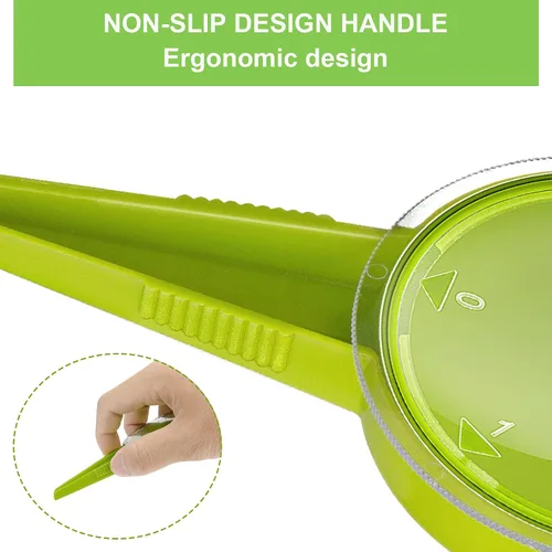 Vista 11 de Herramienta de mano dispensadora de semillas de siembra, paquete de 6 sembradoras de jardín de mano con 5 ajustes de dial, ideal para semillas