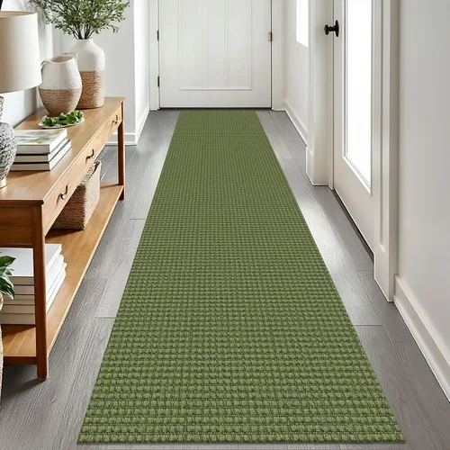 Vista 187 de EARTHALL Alfombra tejida de 2 x 3 pies, lavable para entrada, alfombra trenzada antideslizante, alfombra para puerta interior y exterior, alfombra