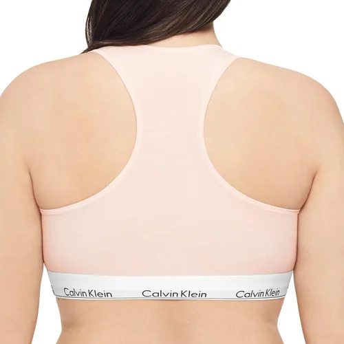Vista 2 de Calvin Klein - Brasier de algodón moderno, sin alambres y sin forro para mujer