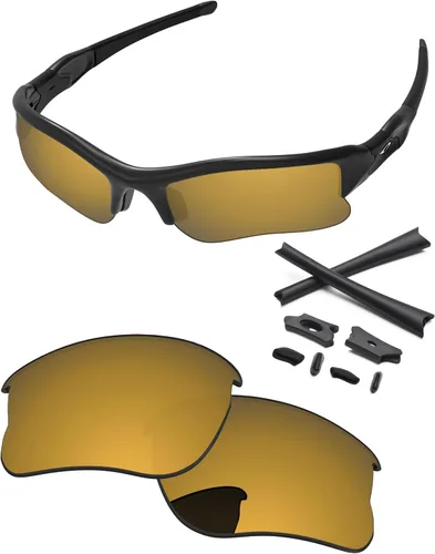 Vista 24 de Lentes de repuesto y kits de goma para gafas de sol Oakley Flak Jacket XLJ OO9009 2.480 in
