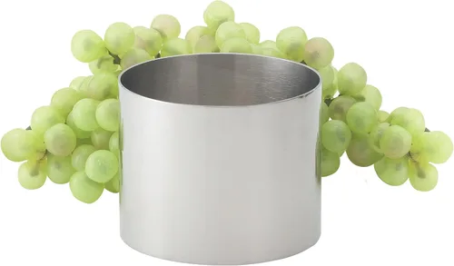 Vista 2 de HIC Kitchen Anillo para alimentos, acero inoxidable 18/8, 2 pulgadas de diámetro x 2.75 pulgadas