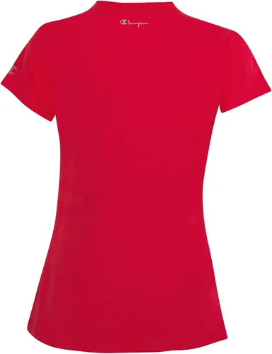 Vista 3 de Champion Camiseta de algodón de manga corta de doble secado para mujer, Athletic Heather, XS