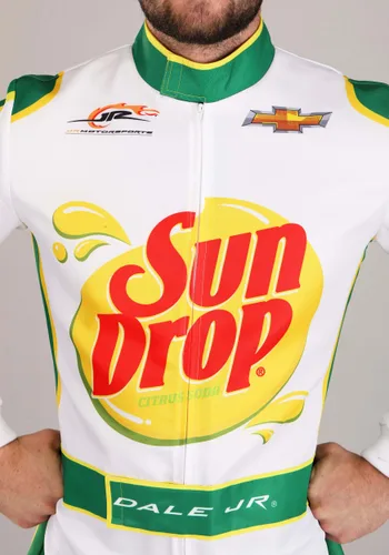 Vista 3 de Disfraz de Dale Earnhardt Jr Sundrop Uniform NASCAR para Hombre Multicolor