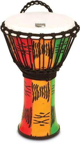 Vista 18 de Freestyle II Cuerda Tuned Djembe - Atardecer africano (9")