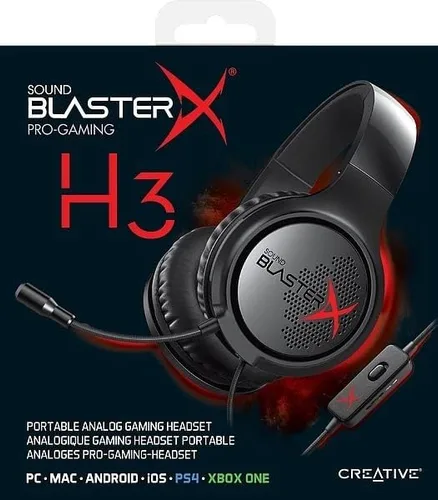 Vista 12 de Creative Sound BlasterX H3 Auriculares analógicos portátiles