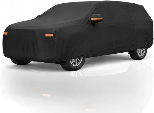 Vista 20 de X AUTOHAUX Funda de coche para Mini Cooper 2DR 2002-2021 210D-PU para exteriores, cubierta completa para todo tipo de clima, con cremallera