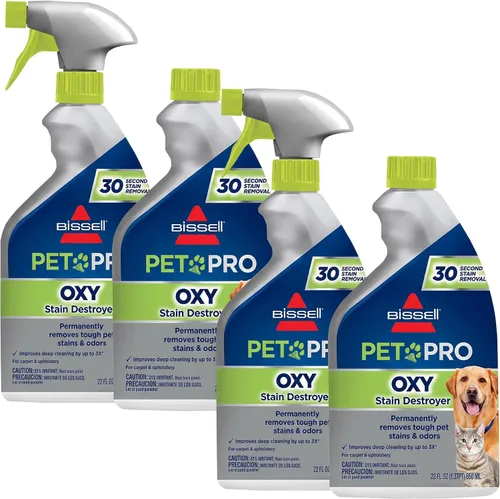 Vista 8 de Bissell Destructor de manchas PET PRO OXY para alfombras y tapicería, 22 onzas, paquete de 2, 17739