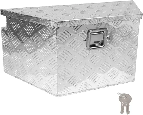Vista 8 de Caja de herramientas de 24 pulgadas, caja plana para camioneta, organizador de almacenamiento para RV, caja de herramientas para camión con asa