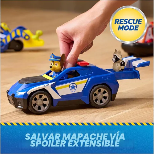 Vista 4 de Paw Patrol: Search & Rescue, Chase Rescue Cruiser Vehicle with 2 Figures