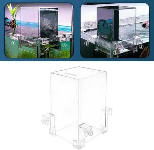 Vista 7 de Hifybaty Tanque de peces de presión negativa: elevador de peces transparente, recarga automática al vacío, suspensión al vacío, mantenimiento