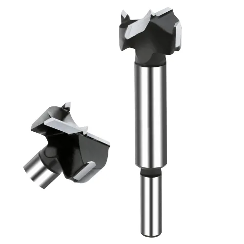 Vista 21 de Broca Forstner de carburo de 1/4 pulgada, broca Forstner con punta de carburo de 6 mm para madera dura, juego de sierras de perforación para madera