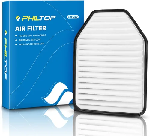 Vista 15 de PHILTOP Filtro de aire del motor CA10015 de repuesto para Honda Ridgeline 2006-2014 V6 3.5L, panel rígido