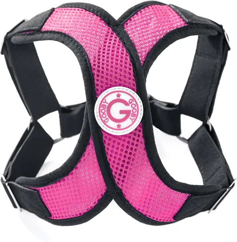 Vista 9 de gooby Choke última intervensión Perfect Fit Active X step-in sintético Piel de Cordero. Soft Arnés para perros pequeños, L, Hunter Green