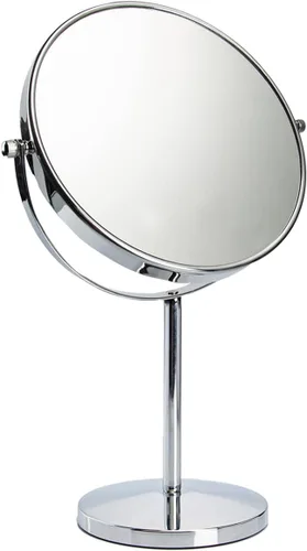 Vista 9 de Espejo de maquillaje de mesa de gran tamaño con aumento, espejo de tocador giratorio de 360° de doble cara de 9 pulgadas, espejo de aumento 1X/10X