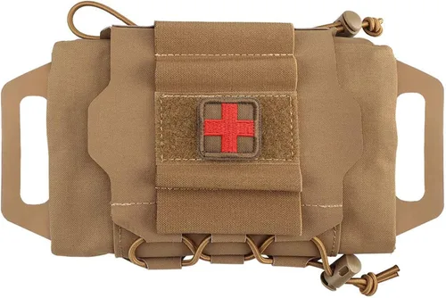 Vista 8 de SABADO Rapid/Quick Deploy First Aid Kit Pack Tactical IFAK Pouch Two-Piece System Med Roll Carrier Hypalon Handle Outdoor Sport Hunting Bag