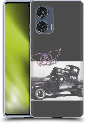 Vista 28 de Head Case Designs Officially Licensed Aerosmith 1987 Permanent Vacation Black and White Gel Case [Military Grade Protection] Compatible with Moto E7