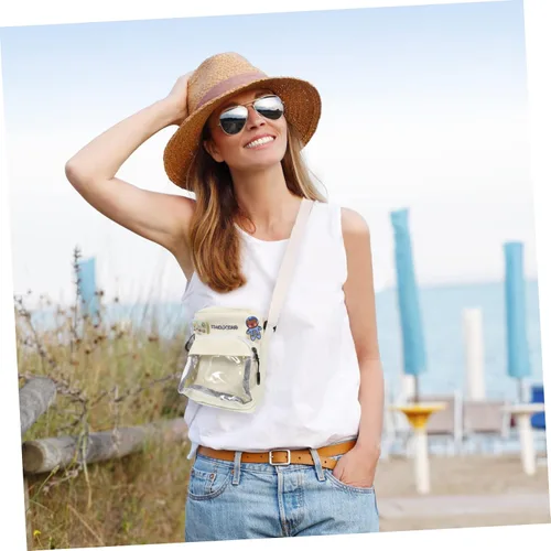 Vista 6 de VALICLUD 1PC crossbody sling bag shoulder purses for women crossbody carteras para mujer de colgar hombro Women bag Shoulder Bag Transparent PVC