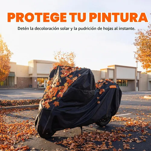 Vista 7 de Mockins Funda grande para motocicleta de 91 x 49 x 39 pulgadas, protección